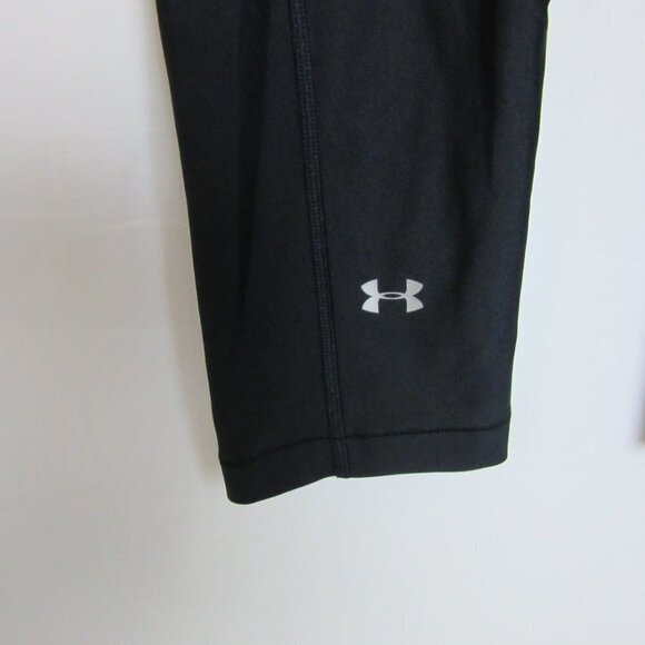 Under Armour Black Capri Compression Leggings Heat Gear Women's Medium - Picture 2 of 4